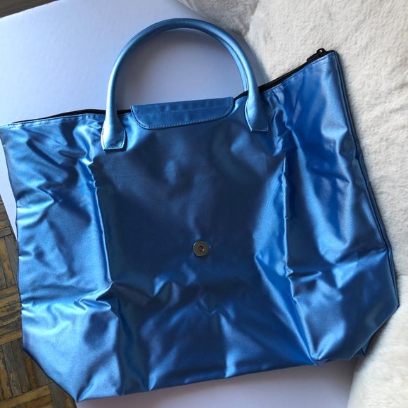 SWAROVSKI limited edition blue silk tote - Picture 4 of 4